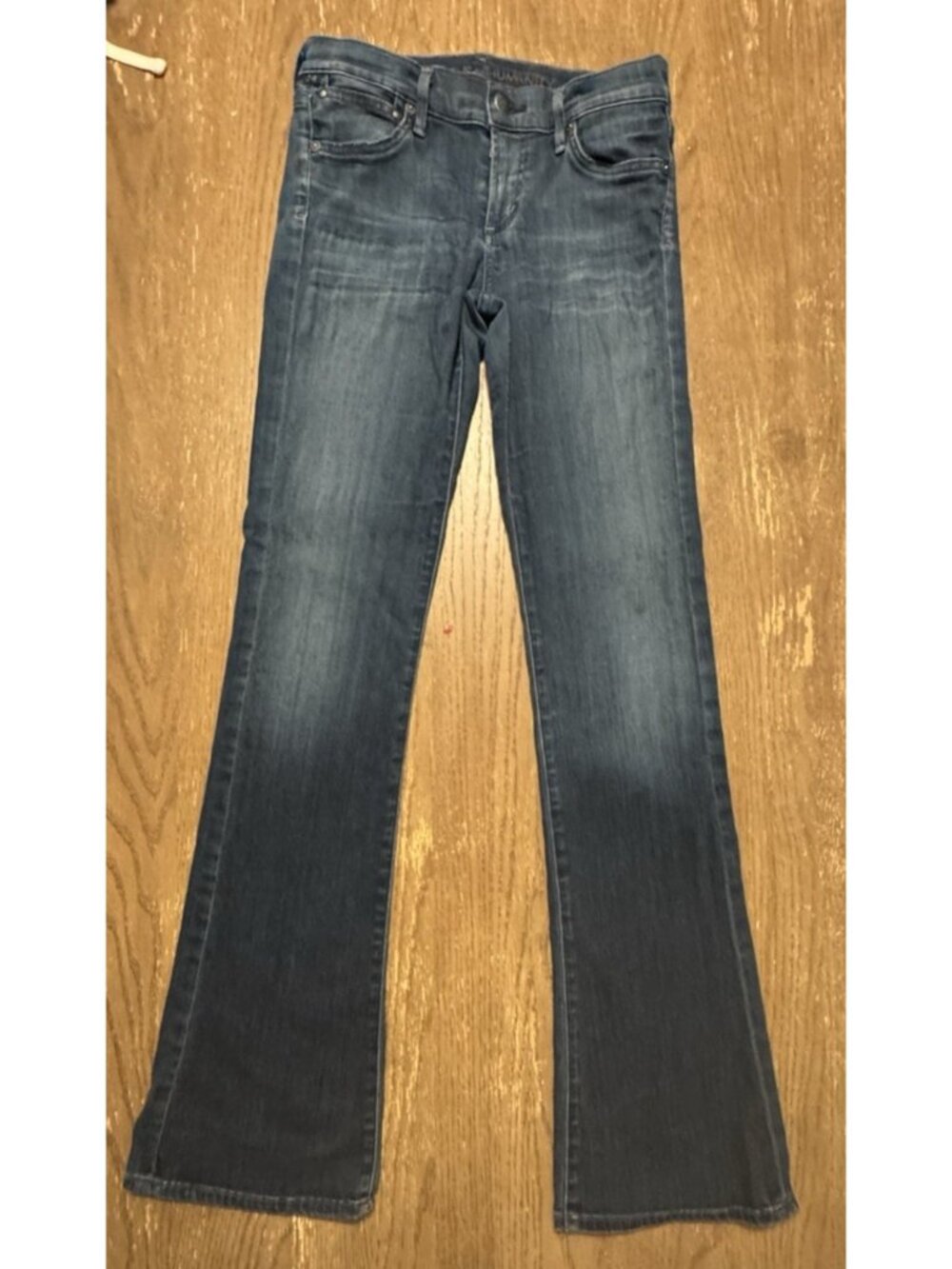 Citizens Of Humanity Kelly Low Rise Jeans Bootcut Dark Denim Women's 26 x 31 USA